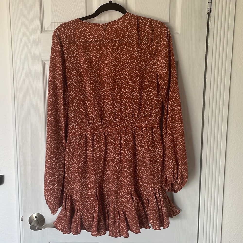 Rust dotted romper - Picture 4 of 4